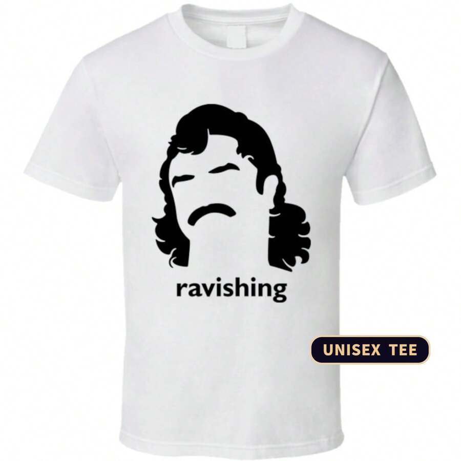 Unisex Ravishing Rick Rude Wrestling-Legende Retro-Grafik Freizeit-Sport-T-Shirt Sport-Fan-Print Sport-T-Shirt Sport-Frau - Weiss - Übersicht 1