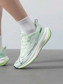 XTEP Men's Running Shoes 2000km 2.0 2026 Summer New Mesh Breathable Training Running Shoes 876219110043 Pale Green/Fluorescent Light Green - Light Fruit Green/fluorescent Light Green - View 4