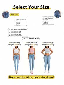 Women's Casual Leisure All-Match Relaxed Fit Denim Jeans Spring - Medium Wash - View 5