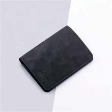 1pc PU Leather Travel Passport Holder, RFID Blocking Multifunctional Portable Passport Cover Document Storage Wallet With Zipper Design And Multiple Card Slots - Multicolor - View 9