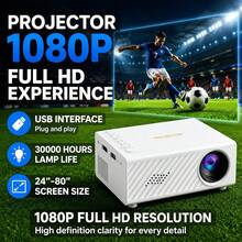 Portable Projector Full Portable LED Home Theater, Outdoor Video Projector, Compatible With Laptop, PC, TV Box, Tablet, Smart Movie Projector, Suitable For Home, Outdoor And Travel Use. Excellent Gift Choice (4K Portable Projector With Bluetooth) - View 4