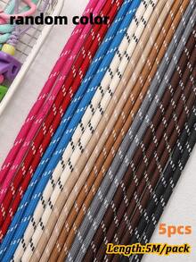 5mm Colorful Nylon Braided Rope, Multi-Purpose Paracord, Durable Braided Cord, Suitable For DIY Keychains, Pendants, Phone Lanyards, Belts And More - Colored Rope - View 9