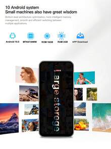 4.5 Inch 2GB RAM 16GB ROM Dual SIM Dual Standby 4G Network GPS WiFi Mini Smartphone - Silver - View 10