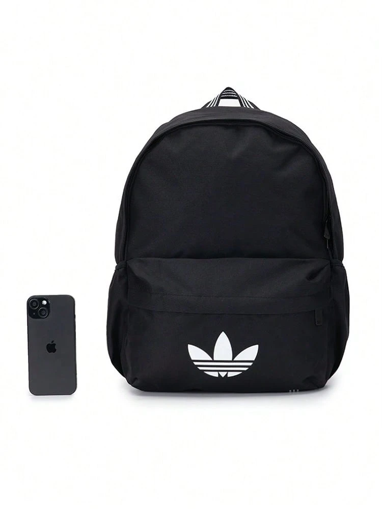 Adidas Originals Unisex Backpack 2026 New Sports Casual Commuter Travel Backpack Student School Bag KQ6385 - Black - View 1
