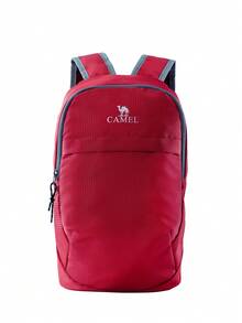 CAMEL CROWN Unisex Lightweight Foldable Backpack, Outdoor Sports Daypack, Casual Travel Hiking Backpack For Men Women - Red - View 2