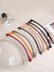 2pcs Solid Color Hand Strap Shoulder Strap DIY Bag Handle Hand-Sewn Bag Strap,Handbag Strap - Multicolor - View 1