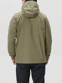 Columbia New Men's Outdoor Hiking Mountain Jacket, Waterproof Sports Softshell Coat - Army Green - View 4
