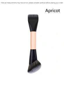 1pc Dual-Ended Foundation & Contour Brush, Multi-Function Dual-Ended Makeup Brush, Contour Brush, Professional Makeup Brush, Suitable For Girls, Ideal Birthday, Valentine's Day Gift, Best Color, Women's Gift - Multicolor - View 16
