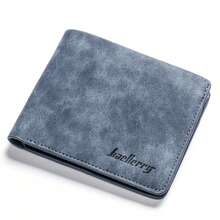 Men Wallet & Check Holder - Horizontal Blue - View 1
