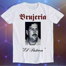 Brujeria El Patron Pablo Escobar Narcos Kolumbien Meme Film Musik Cooles Lustiges Geschenk T-Shirt E43 - Weiss - Übersicht 6