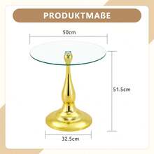 Tables - Gold + Glass+Metal - View 10