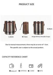 Burberry Plaid Women's Shoulder Bag 80840451 - 米棕色80840451 - 查看 10