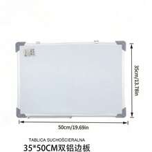 Double-Sided Whiteboard With Aluminum Frame, Multiple Sizes Available, Smooth Writing And Easy Erasing, Anti-Collision Corner Protectors, Wall Mountable, Suitable For Office, Study And Note-Taking. - Multiple Specifications - View 9
