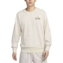 Nike/Authentic Sweatshirt Rajut Longgar Kasual Pria Leher Bulat Modis IB8234-901 - IB8234-901 - View 9