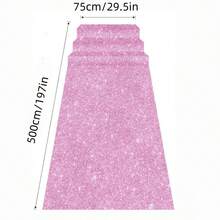 1pc Gold Sequin Runner Carpet, Wedding Birthday Ceremony Decoration Carpet, Cuttable, Event Mat, Movie Night Red Carpet Runway, Event Party Wedding Commercial Decoration Glitter Carpet, Store Opening Entrance Decoration, Indoor Outdoor Decoration, Wedding Party Supplies, Bridal Shower Gift, Birthday Party Decoration, Home Decor - Pink - View 12