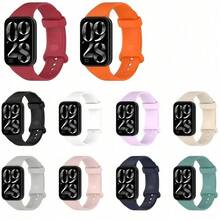 矽膠手錶錶帶，適用於 Redmi Watch 4/5/6 智慧手錶，錶帶配件替換，相容於 Band 10 Pro/9 Pro/8 Pro - 均碼 - 查看 2
