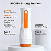 Two-In-One Vacuum Pump, Which Has Both Vacuuming And Inflating Functions, Is Suitable For Vacuum Packaging, Clothing Storage, Such As Swimming Rings, Outdoor Inflatable Sleeping Pads And Inflatable Toys. Camping. Summer.Autumn & Winter - Multicolor - View 9