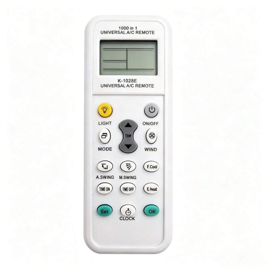 ABS Replacement English Version Universal Air Conditioner Remote Control K-1028E 1000-In-1 AC Remote - View 1