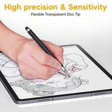 Universal 2-In-1 Digital Stylus Pen For Tablet Drawing & Phone Use, Compatible With Capacitive Touch Screens Portable Essential Smart Pencil Accessory Tool Touchscreen Pen - Rose Gold - View 7