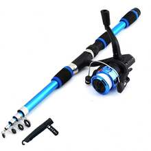 Set Umpan Pancing 72 Buah, Set Pancing Lengkap Portabel Ringan/Dasar - Joran Teleskopik 1,8m/5,9ft, Reel Spinning & Aksesoris - Cocok Untuk Pemula Dan Pemancing Profesional, Dapat Digunakan Untuk Semua Lapisan Air, Dapat Digunakan Untuk Air Tawar Dan Air Garam - Set 8 - View 11