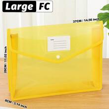 A4/B5/FC Back-To-School Must-Have | Transparent Snap-Button Expanding File Bag,Multi-Color Durable PP Accordion Pocket,Lightweight Waterproof Organizer For Students&Office,Cute Stationery Storage For Campus,Daily Commute, Study Group,Travel - Landscape - View 13