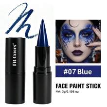 Fit Colors Halloween Colorful Face Paint Lipstick, Stage Cos Makeup Pen, Easy To Apply Body Paint, Suitable For Clown, Cracked And Spider Makeup - MultiWarna - View 27