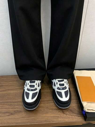 2026 Men's Casual Sports Shoes Thick Sole Skateboard Shoes Street Fashion Low-Top Hip-Hop Versatile Sneakers, Height-Increasing Shoes, Gift, Plus Size, Unisex Couple Shoes