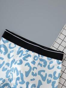 Young Boy 4pcs/Pack Boys Underwear Summer Comfortable Soft Printed Pattern Boxer Briefs - Multicolor - View 4
