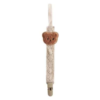Cadena anti-caída para chupete de bebé, juguete de silicona con diseño de dibujos animados, mordedor para bebés, cuerda masticable, correa anti-pérdida.