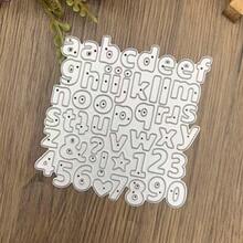 English Letter Cutting Die, Letter Embossing Template For Card Making, Card Scrapbooking Paper Craft Photo Album Stamp DIY Decoration - XM005-1 - View 5