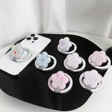 1 Buah Dudukan Ponsel Magnetik MagSafe Motif Bunga Tulip Pita Segar, Dapat Dilipat, Penyangga Adsorpsi, Casing Ponsel Magnetik Universal - MultiWarna - View 3