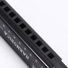 10-Hole Chromatic Harmonica In C Key | Durable Plastic Polished Finish - Includes Protective Case, Multiple Colors Available, Fine Craftsmanship, Rich Tone, Suitable For Beginners, Adults And Professionals, Ideal For Music Education, Perfect Gift For Beginners - Multicolor - View 7