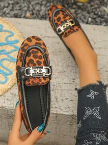 Brown Leopard Print