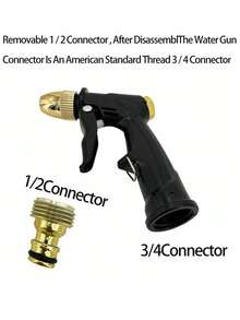 25/150ft Expandable Explosion-Proof Garden Hose With Spray Nozzle, For Home Gardening And Car Cleaning - B - View 10