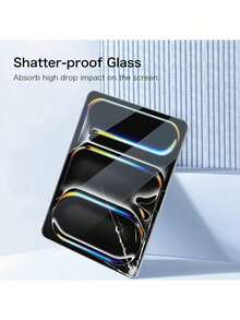 1pc Tablet Screen Protector, For IPad Air 2026 (11 Inch/13 Inch)/ Air 2025 (11 Inch/13 Inch)/ Pro 13 Inch/ Pro 12.9 Inch/ Pro 11 Inch/ 11 Inch Gen A16 11 Inch/10.9 Inch (2025/2022 Model) High Definition Transparent Tempered Glass - Clear - View 4