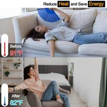 Heat Insulation Window Film One-Way Mirror Privacy Window Sticker Anti-UV Reflective Window Film Sunshade Glass Film Suitable For Home Office Bedroom Static Adhesion Glue-Free Window Curtain - 1PC - View 6