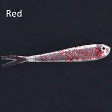 Split Tail Small Colorful Fish Soft Lure 75mm 6.5g Realistic Soft Bait Fishing Lure With Hook And Packaging Lead Fish Fishing Accessory - Multicolor - View 4
