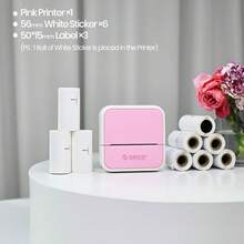 ORICO Portable Thermal Pocket Printer, 2 Inch Mini Sticker Printer, Study Notes Photo Printer, Can Be Used For Sticker Label Printing, Suitable For Diary/Journal/Travel/Notes/List/Memo And Other Uses, An Essential Little Helper For Life - Multicolor - View 25