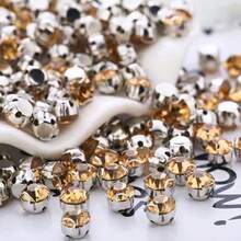 100顆 4mm/6mm/8mm 圓形亮面多色手工玻璃縫製水晶水鑽裝飾珠 DIY 配件，適用於裝飾衣服、洋裝、包包、鞋子、胸針、耳環與手工藝品 - 彩色 - 查看 9