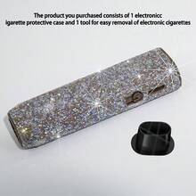 BLBLBL 1个闪亮水钻保护壳，专为IQOS ILUMA I ONE设计，采用8000多颗水钻打造的耀眼朗伯反射效果，适合作为礼物送给妈妈、女朋友、男朋友或爱人。 - 彩色 - 查看 16