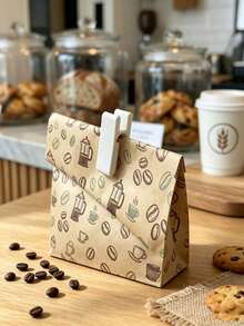 20-5pcs Reusable Food Bag Clips, Portable Snack Clips, Moisture-Proof Freshness Clips, Kitchen Storage Organizer, College Essentials, Autumn Supplies, Christmas Decoration, Halloween Decoration, Suitable For Snacks, Coffee And Food Packaging Bags - Multiple Styles - View 5