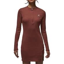 Nike Authentic JORDAN Women's Fitted Slit Stand Collar Knit Dress HF9478-231 - HF9478-231 - View 10