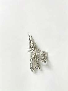 Elven Rhinestone Hair Claw, Hollow Wing Elf Hair Claw, Shiny Crystal Metal Hair Claw, Elegant Luxury Women's Hair Accessory, Suitable For Wedding, Party, Daily Hairstyle Matching, Available In Silver And Gold - Multicolor - View 10