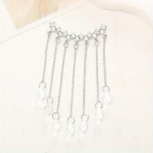 Tassel Phone Case Pendant DIY Tassel Charm Phone Case Pendant Decoration Accessories Beauty Rhinestone White Fashion Crystal - White Tassels - View 8