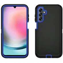 Durable Shockproof Protective Case For Phones - Black/Blue, Heavy-Duty Dual-LayercShock-Absorbing Protective Shell, With Port Dust-Proof And Scratch-Resistant, Compatible With IPhone Series, Unisex, Everyday Use - Black Blue - View 11