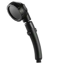 High Pressure, 3-Settings Handheld Showerhead With ON/Off Full Shutoff Push Button And Switch To Control Flow, Angle-Adjustable Water Saving Body Sprays - Matte Black - View 8