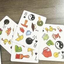 雙用途方形撲克牌，記憶配對遊戲與經典撲克，適合派對與旅行的趣味破冰卡牌遊戲，專為成人設計的獨特多功能牌組 - 彩色 - 查看 5