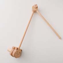 Solid Wood Baby Crib Hanging Adjustable Bracket, Newborn Bed Head Hanging Toy Support Rack, Universal Wooden Hanging Rod Accessory For Baby Bed Rails, Can Be Installed On Baby Crib Railings - Multicolor - View 3