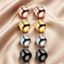 2/8/12pcs Magnetic Headscarf Pins, Classic Round Glossy And Matte Scarf Clips, Multi-Functional Magnetic Clothing Fasteners, Pin-Free Scarf Clips, Suitable For Women's Dresses, Shawls, Scarves And Other Accessories - Multicolor - View 7