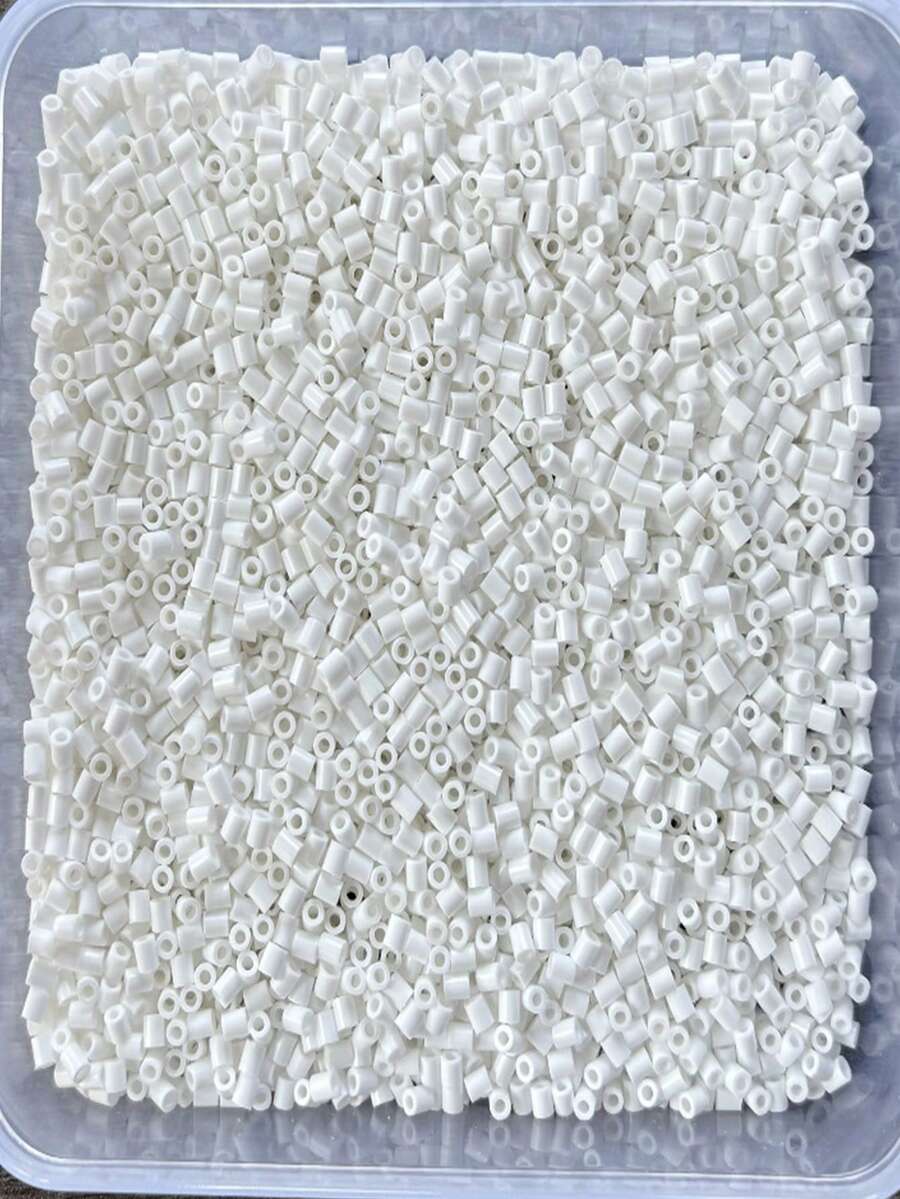 5000顆/袋 2.6mm Perler 珠子補充包，創意小孔珠，適用手工像素藝術 DIY 拼圖 3D 拼圖 DIY 熨燙珠 - H2 - 查看 1